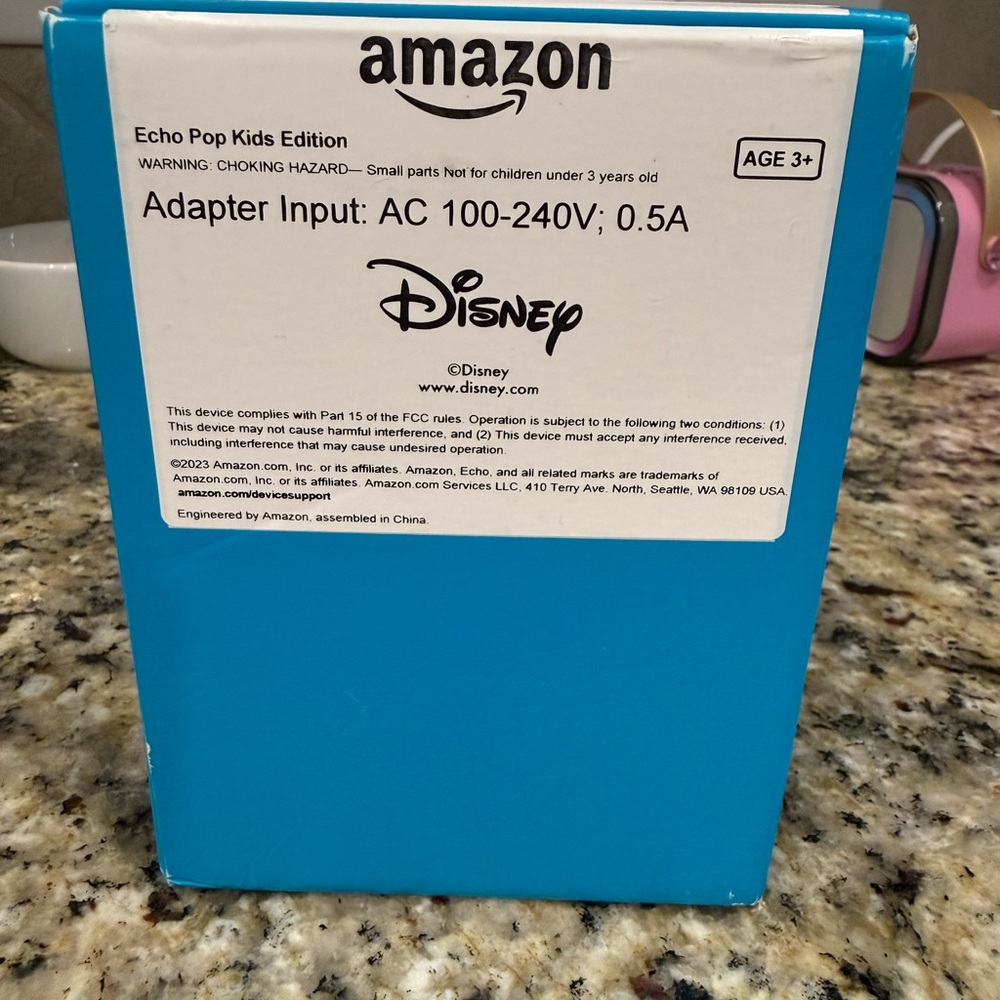 Amazon Disney Echo Pop in Disney Princess